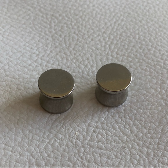 ❤️ Metal 00g double flare plugs - Picture 3 of 4